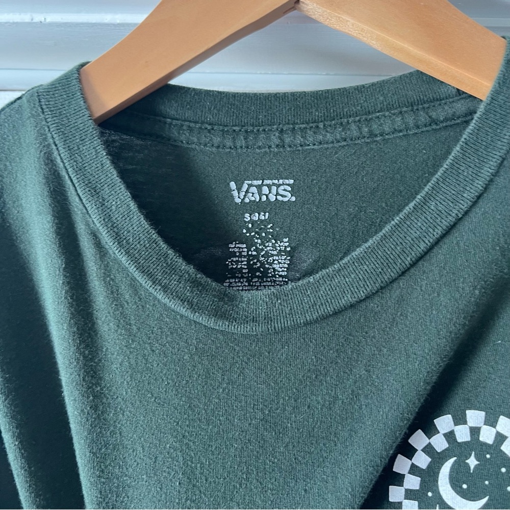Sold Men's Vans® High Road Long Sleeve Green Graphic Tee Size Small - Picture 4 of 4
